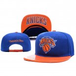 Cappellino Knicks Leather Arancione Blu