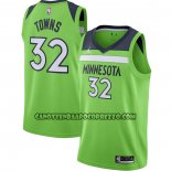 Canotte Minnesota Timberwolves Karl-Anthony Towns NO 32 Statement 2020-21 Verde