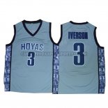 Canotte NBA NCAA Georgetown Hoyas Allen Iverson Grey