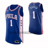 Canotte Philadelphia 76ers James Harden NO 1 Icon 2021-2022 Autentico Blu