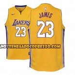 Canotte NBA Bambino Los Angeles Lakers Lebron James Icon 2017-18
