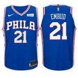 Canotte NBA Bambino 76ers Joel Embiid Icon 2017-18 Blu