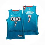 Canotte Oklahoma City Thunder Carmelo Anthony NO 7 Citta 2018-19 Blu