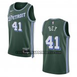 Canotte Detroit Pistons Saddiq Bey NO 41 Citta 2022-23 Verde