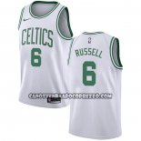 Canotte Boston Celtics Bill Russell NO 6 Association Bianco