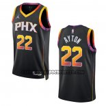 Canotte Phoenix Suns Deandre Ayton NO 22 Statement 2022-23 Nero