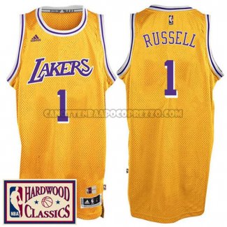 Canotte NBA Throwback Lakers Russell Giallo