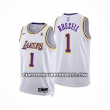 Canotte Los Angeles Lakers D'angelo Russell NO 1 Association 2022-23 Bianco