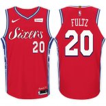 Canotte NBA Autentico 76ers Fultz 2017-18 Rosso