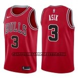 Canotte NBA Bulls Omer Asik Icon 2017-18 Rosso