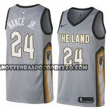 Canotte NBA Cavaliers Larry Nance Jr Ciudad 2018 Grigio.