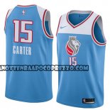 Canotte NBA Kings Vince Carter Ciudad 2018 Blu