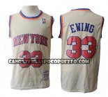 Canotte NBA Knicks Patrick Ewing Retro Crema