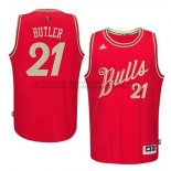 Canotte NBA Natale Bulls Butler 2015 Rosso