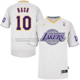 Canotte NBA Natale Lakers Nash 2013 Bianco