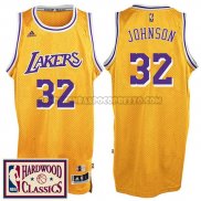 Canotte NBA Throwback Lakers Johnson 2016-17 Giallo