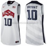 Canotte NBA USA 2012 Bryant Bianco