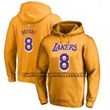 Felpa con Cappuccio Los Angeles Lakers Kobe Bayant Giallo2
