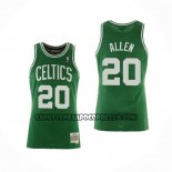 Canotte Boston Celtics Ray Allen NO 20 Mitchell & Ness 1996-97 Verde