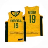 Canotte Brasile Leandro Barbosa No 19 2019 FIBA Baketball World Cup Giallo