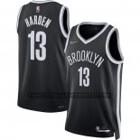 Canotte Brooklyn Nets James Harden NO 13 Icon 2021-22 Nero