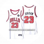 Canotte Chicago Bulls Michael Jordan NO 23 Association 2022-23 Bianco