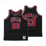 Canotte Chicago Bulls Michael Jordan NO 23 Mitchel & Ness 1997-98 Nero