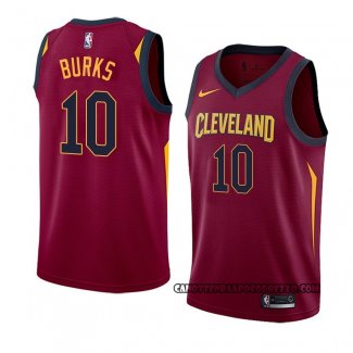 Canotte Cleveland Cavaliers Alec Burks Icon 2018 Rosso