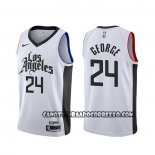 Canotte Los Angeles Clippers Paul George Citta Bianco