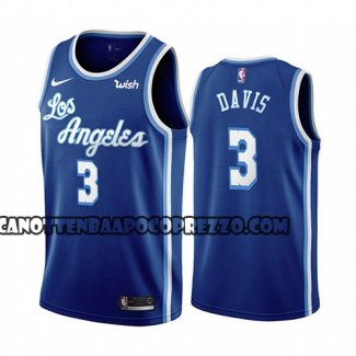 Canotte Los Angeles Lakers Anthony Davis Classic 2019-20 Blu