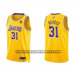 Canotte Los Angeles Lakers Austin Reaves NO 31 75th Anniversary 2021-22 Giallo