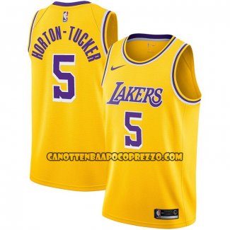 Canotte Los Angeles Lakers Talen Horton-tucker Icon 2020-21 Giallo