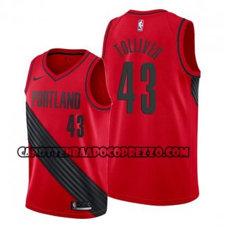 Canotte Portland Trail Blazers Anthony Tolliver Statement Rosso