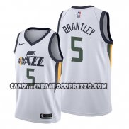 Canotte Utah Jazz Jarrell Brantley Association 2019-20 Bianco