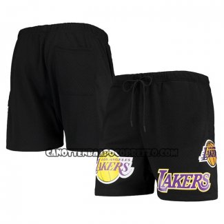 Pantaloncini Los Angeles Lakers Pro Standard Mesh Capsule Nero