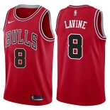 Canotte NBA Autentico Bulls Lavine 2017-18 Rosso