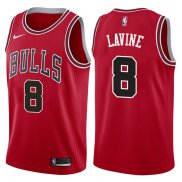 Canotte NBA Autentico Bulls Lavine 2017-18 Rosso
