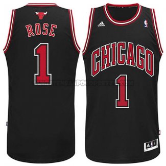 Canotte NBA Bulls Rose Nero