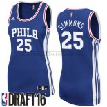 Canotte NBA Donna 76ers Simmons Blu