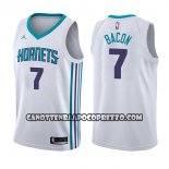 Canotte NBA Hornets Dwayne Bacon Association 2017-18 Bianco