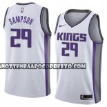 Canotte NBA Kings Jakarr Sampson Association 2018 Bianco
