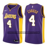 Canotte NBA Lakers Alex Caruso Statement 2017-18 Viola