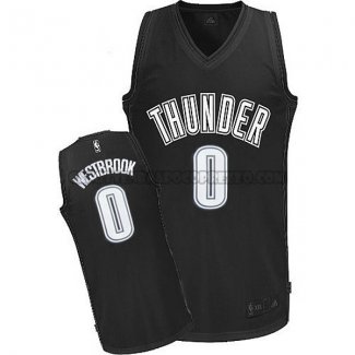 Canotte NBA Moda Nero Thunder Westbrook Nero