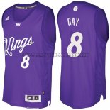 Canotte NBA Natale 2016 Rudy Gay Kings Purpura