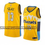 Canotte NBA Nuggets Xavier Silas Statement 2018 Giallo