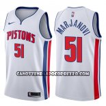 Canotte NBA Pistons Boban Marjanovic Association 2017-18 Bianco