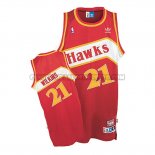 Canotte NBA Throwback Hawks Wilkins Rosso