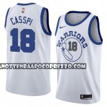 Canotte NBA Warriors Omri Casspi Hardwood Classic 2018 Bianco