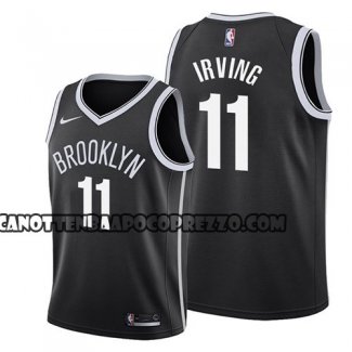 Canotte Bambino Brooklyn Nets Kyrie Irving Icon 2019 Nero