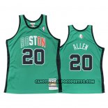 Canotte Boston Celtics Ray Allen Hardwood Classics Throwback 2007-08 Verde